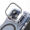 Etui na iPhone 17 AIR Lens Mag Cover zgodne z MagSafe białe