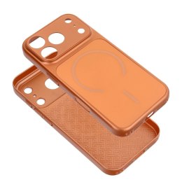 Etui na iPhone 17 AIR Make zgodne z MagSafe pomarańczowe