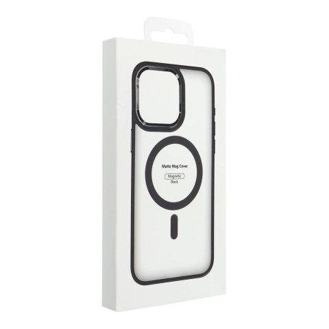 Etui na iPhone 17 AIR Matte Mag Cover zgodne z MagSafe czarne