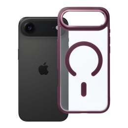 Etui na iPhone 17 AIR Matte Mag Cover zgodne z MagSafe czerwone