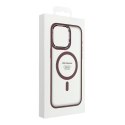 Etui na iPhone 17 AIR Matte Mag Cover zgodne z MagSafe czerwone