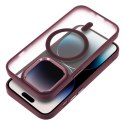 Etui na iPhone 17 AIR Matte Mag Cover zgodne z MagSafe czerwone