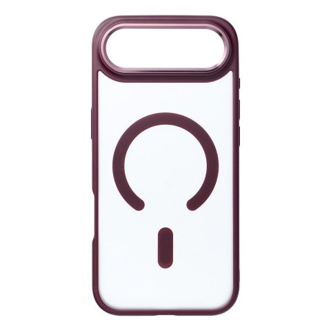 Etui na iPhone 17 AIR Matte Mag Cover zgodne z MagSafe czerwone