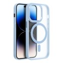 Etui na iPhone 17 AIR Matte Mag Cover zgodne z MagSafe niebieskie