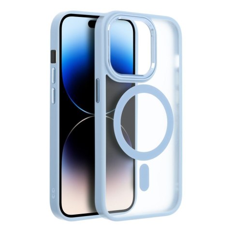 Etui na iPhone 17 AIR Matte Mag Cover zgodne z MagSafe niebieskie
