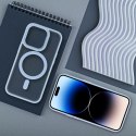 Etui na iPhone 17 AIR Matte Mag Cover zgodne z MagSafe niebieskie