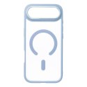Etui na iPhone 17 AIR Matte Mag Cover zgodne z MagSafe niebieskie