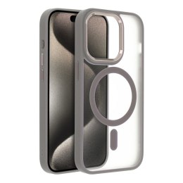 Etui na iPhone 17 AIR Matte Mag Cover zgodne z MagSafe tytanowy