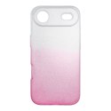 Etui na iPhone 17 AIR Shining transparentne różowe