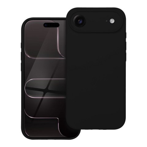 Etui na iPhone 17 AIR Silicone 2mm (camera protection) czarne