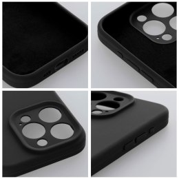 Etui na iPhone 17 AIR Silicone 2mm (camera protection) czarne