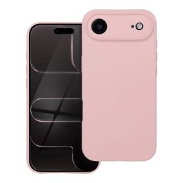 Etui na iPhone 17 AIR Silicone 2mm (camera protection) pudrowy róż