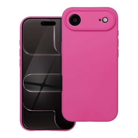 Etui na iPhone 17 AIR Silicone 2mm (camera protection) różowe