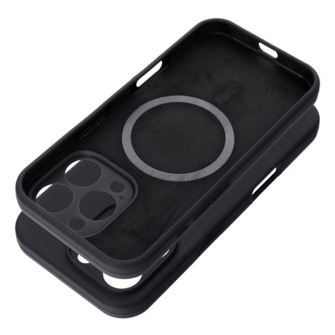 Etui na iPhone 17 AIR Silicone 2mm (camera protection) zgodne z MagSafe czarne