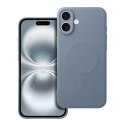 Etui na iPhone 17 AIR Silicone Mag Cover zgodne z MagSafe (camera protection) jasnoniebieskie