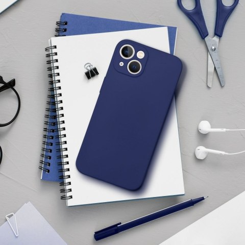 Etui na iPhone 17 AIR Soft ciemnoniebieskie