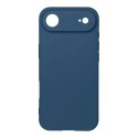 Etui na iPhone 17 AIR Soft ciemnoniebieskie