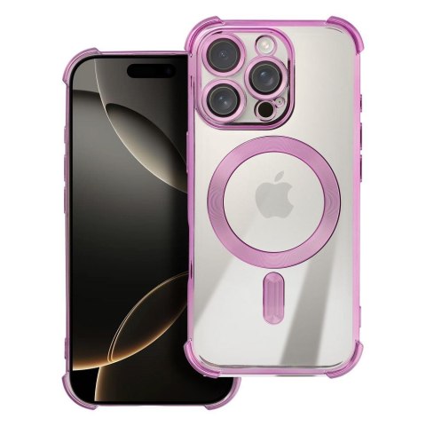 Etui na iPhone 17 Antishock Electro zgodne z MagSafe purpurowe