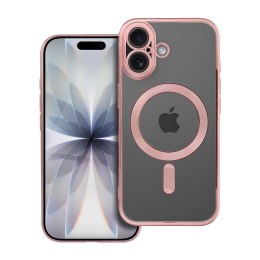 Etui na iPhone 17 Electro Mag Cover zgodne z MagSafe złoto różowe