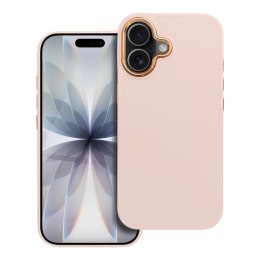Etui na iPhone 17 Frame pudrowy róż