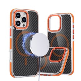 Etui na iPhone 18 Pro / 17 Pro Fiber zgodne z MagSafe pomarańczowe