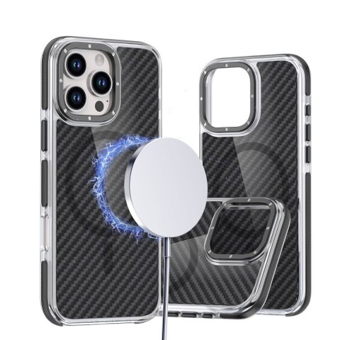 Etui na iPhone 18 Pro Max / 17 Pro Max Fiber zgodne z MagSafe czarne