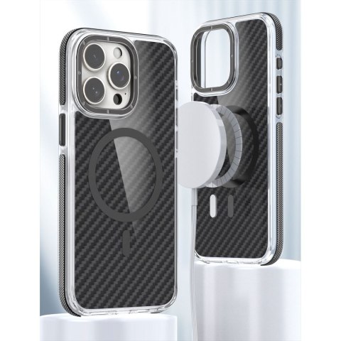Etui na iPhone 18 Pro Max / 17 Pro Max Fiber zgodne z MagSafe czarne