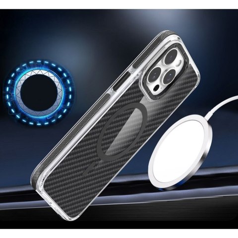 Etui na iPhone 18 Pro Max / 17 Pro Max Fiber zgodne z MagSafe czarne