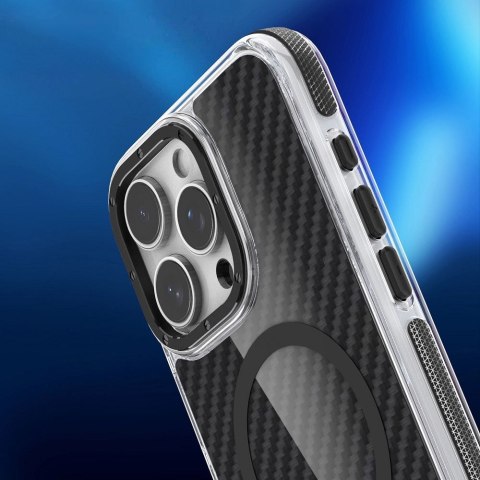 Etui na iPhone 18 Pro Max / 17 Pro Max Fiber zgodne z MagSafe czarne