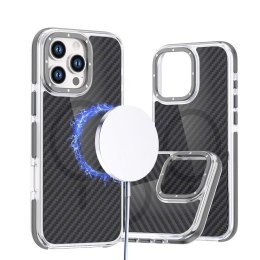Etui na iPhone 18 Pro Max / 17 Pro Max Fiber zgodne z MagSafe szare