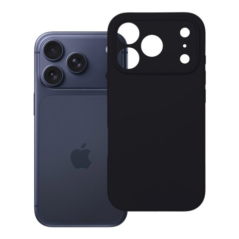 Etui na iPhone 18 Pro Max / 17 Pro Max Silicone 2mm (big hole) czarne