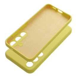 Etui na Samsung A06 4G Silicone 2mm (camera protection) zółte