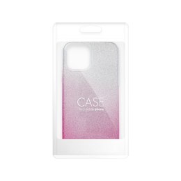 Etui na Samsung A06 5G Shining transparentne różowe