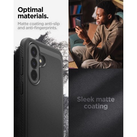 Etui na Samsung A37 5G Spigen Rugged Armor czarny