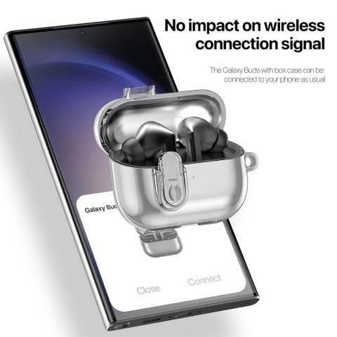 Etui na słuchawki Dux Ducis SECI do Samsung Galaxy Buds 3/ Buds 3 PRO ochronne transparentne