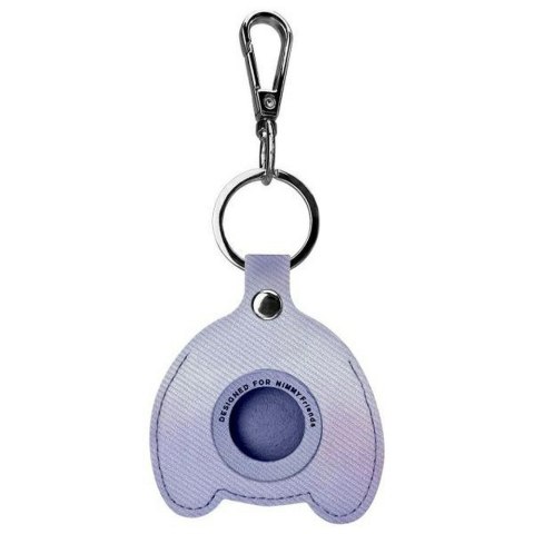 Etui na telefon portfel torebka zewstaw 3w1 Nimmy Big Eyed Pet 2.0 rabbit fioletowe