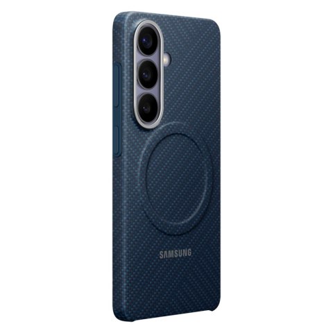 Etui Samsung Carbon Magnet Case do Samsung Galaxy S26 kompatybilne z MagSafe - niebieskie