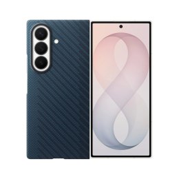 Etui Samsung Carbon Magnet Case do Samsung Galaxy Z Fold 8 Ultra kompatybilne z MagSafe + 2 szt. folii antyrefleksyjnej - granat