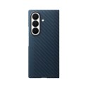 Etui Samsung Carbon Magnet Case do Samsung Galaxy Z Fold 8 Ultra kompatybilne z MagSafe + 2 szt. folii antyrefleksyjnej - granat