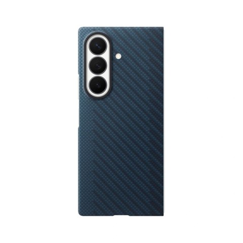 Etui Samsung Carbon Magnet Case do Samsung Galaxy Z Fold 8 Ultra kompatybilne z MagSafe + 2 szt. folii antyrefleksyjnej - granat