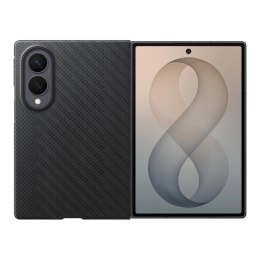 Etui Samsung Carbon Magnet Case do Samsung Galaxy Z Fold 8 kompatybilne z MagSafe + 2 szt. folii antyrefleksyjnej - czarne