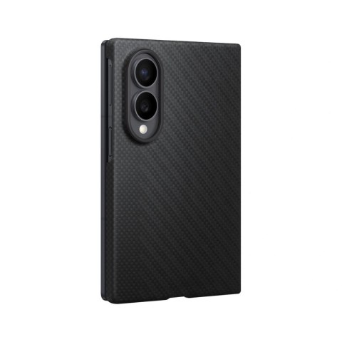 Etui Samsung Carbon Magnet Case do Samsung Galaxy Z Fold 8 kompatybilne z MagSafe + 2 szt. folii antyrefleksyjnej - czarne