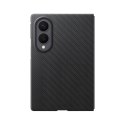Etui Samsung Carbon Magnet Case do Samsung Galaxy Z Fold 8 kompatybilne z MagSafe + 2 szt. folii antyrefleksyjnej - czarne