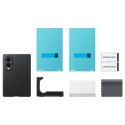 Etui Samsung Carbon Magnet Case do Samsung Galaxy Z Fold 8 kompatybilne z MagSafe + 2 szt. folii antyrefleksyjnej - czarne