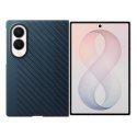 Etui Samsung Carbon Magnet Case do Samsung Galaxy Z Fold 8 kompatybilne z MagSafe + 2 szt. folii antyrefleksyjnej - granatowe