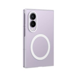 Etui Samsung Clear Magnet Case do Samsung Galaxy Z Fold 8 0.8 mm kompatybilne z MagSafe + 2 szt. folii antyrefleksyjnej - przezr
