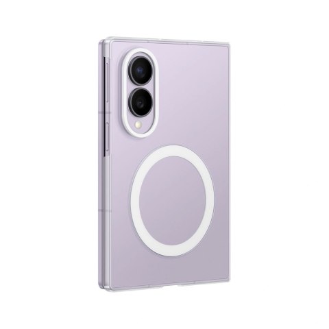 Etui Samsung Clear Magnet Case do Samsung Galaxy Z Fold 8 0.8 mm kompatybilne z MagSafe + 2 szt. folii antyrefleksyjnej - przezr