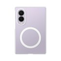 Etui Samsung Clear Magnet Case do Samsung Galaxy Z Fold 8 0.8 mm kompatybilne z MagSafe + 2 szt. folii antyrefleksyjnej - przezr