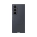 Etui Samsung Silicone Magnet Case do Samsung Galaxy Z Fold 8 kompatybilne z MagSafe + 2 szt. folii antyrefleksyjnej - czarne