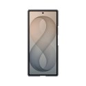 Etui Samsung Silicone Magnet Case do Samsung Galaxy Z Fold 8 kompatybilne z MagSafe + 2 szt. folii antyrefleksyjnej - czarne